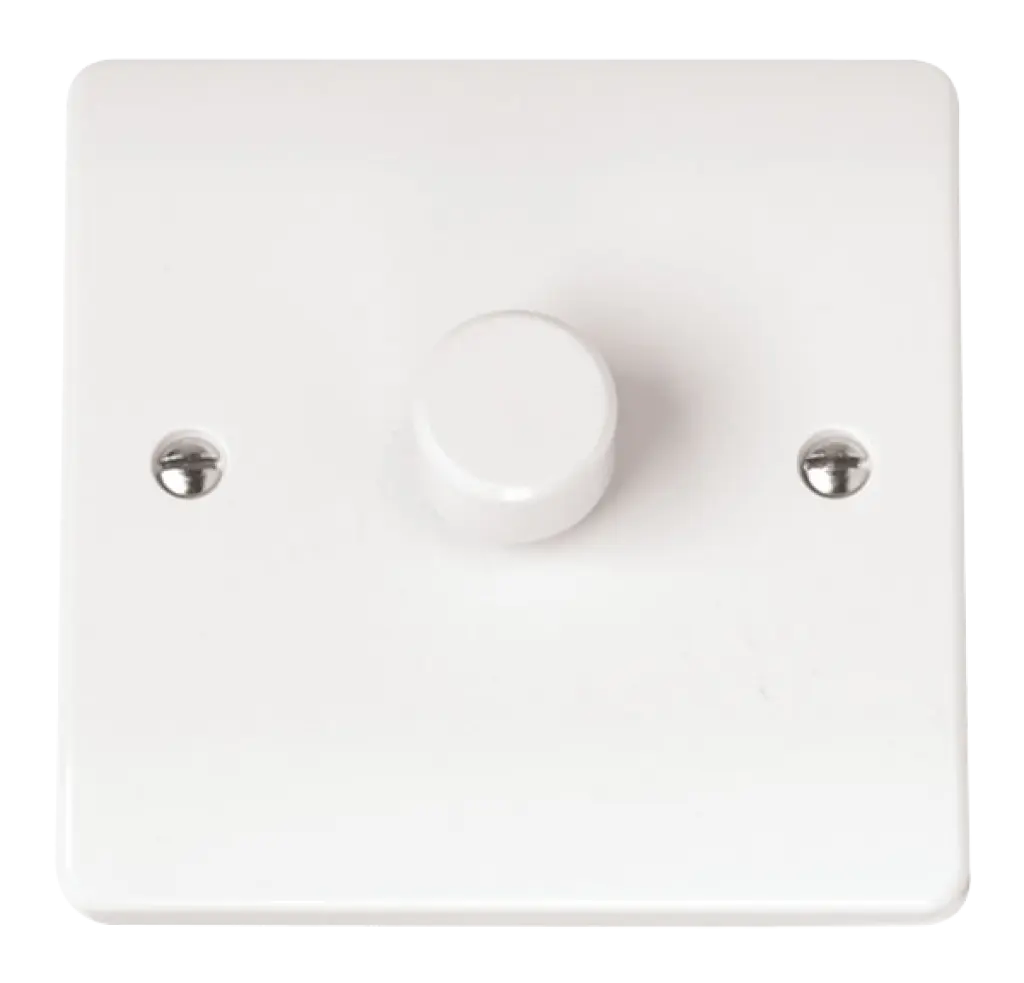 White 1Gang Dimmer Switch