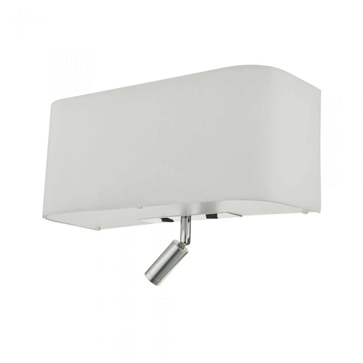 Ronda 3 Light Wall Light Ivory With LED Reading Light