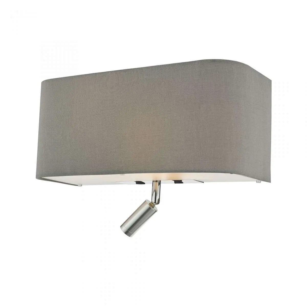 Ronda 3 Light Wall Light Grey With LED Reading Light