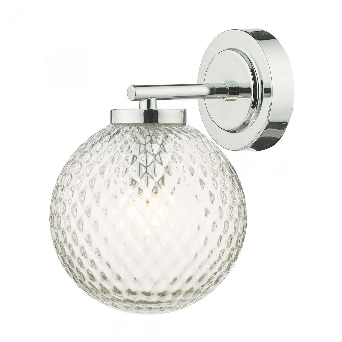 Wayne Wall Light Polished Chrome Glass IP44