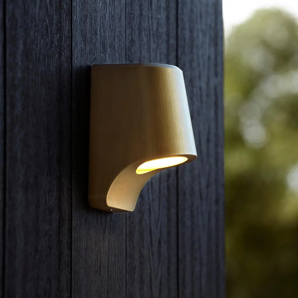 Tommy Brushed Gold LED Wall Light IP44