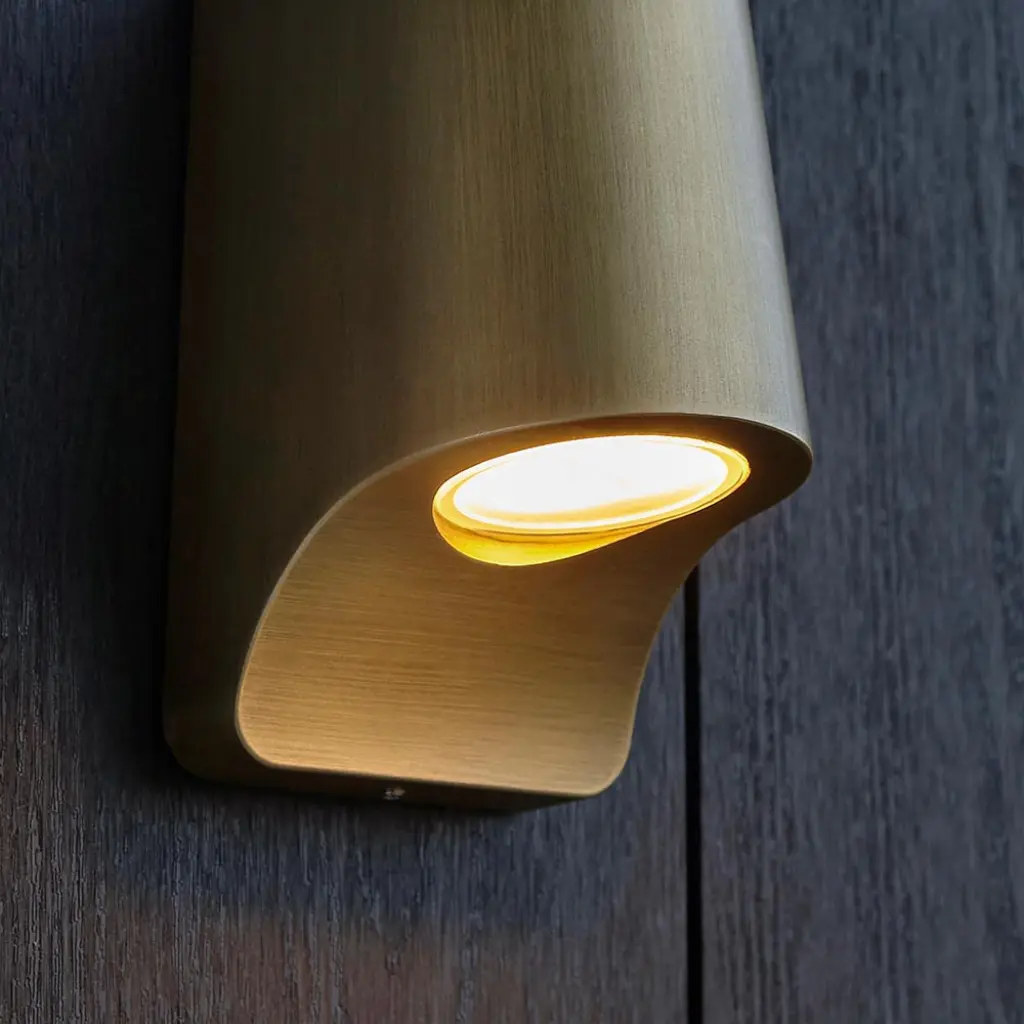 Tommy Brushed Gold LED Wall Light IP44