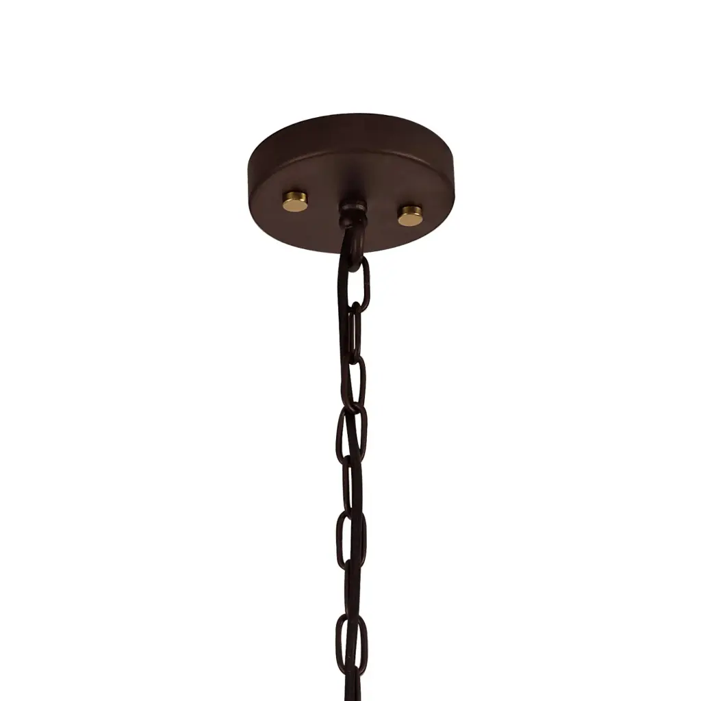 Derryclare 3 Light Brown & Bronze Pendant
