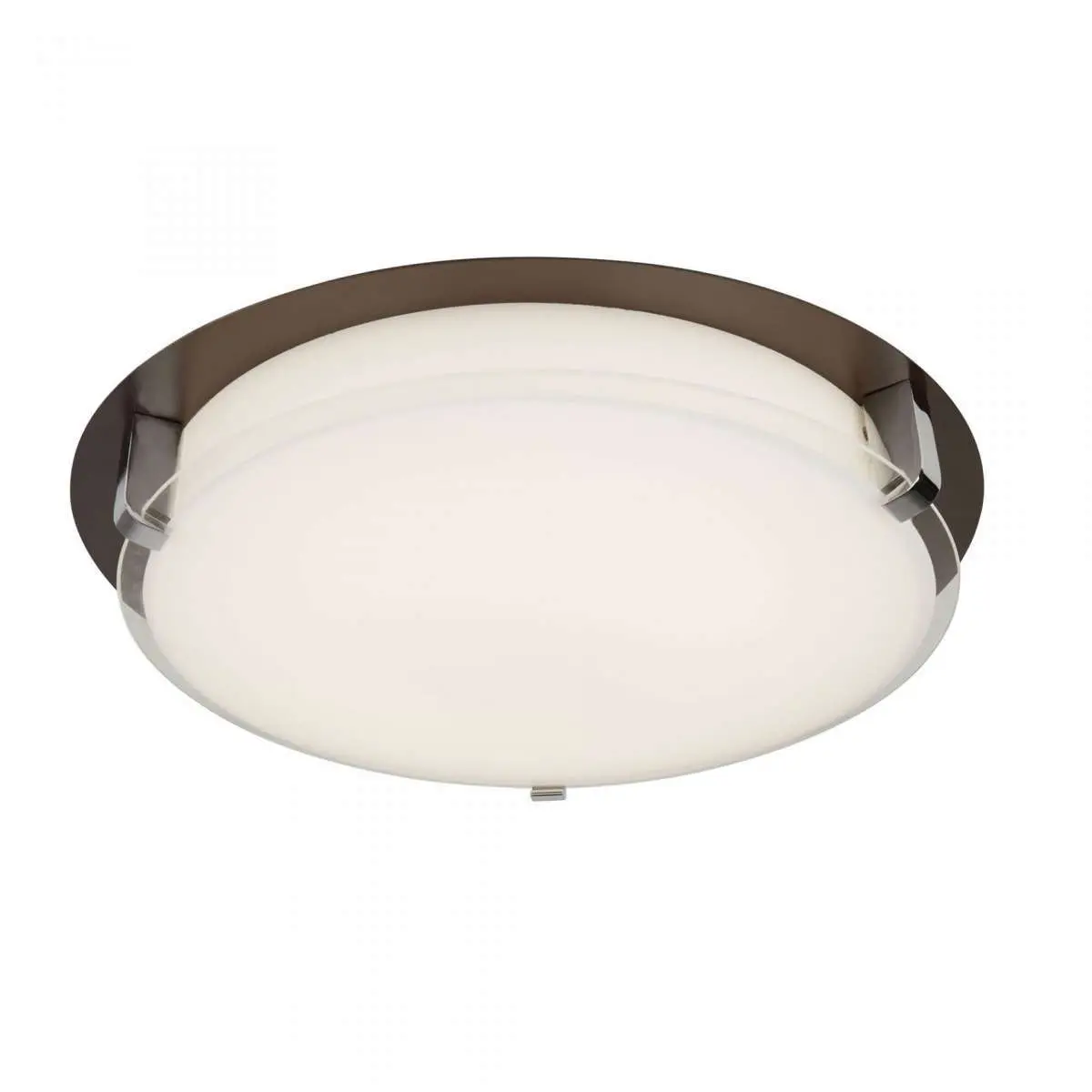Searchlight 491130BR Edinburgh Led Flush Light Brown White