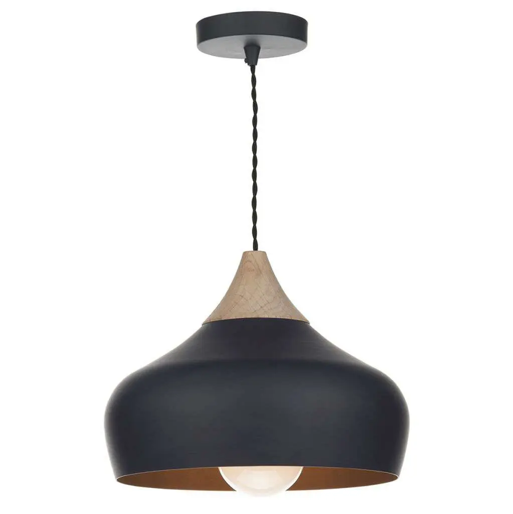 Gaucho Small Pendant in Black