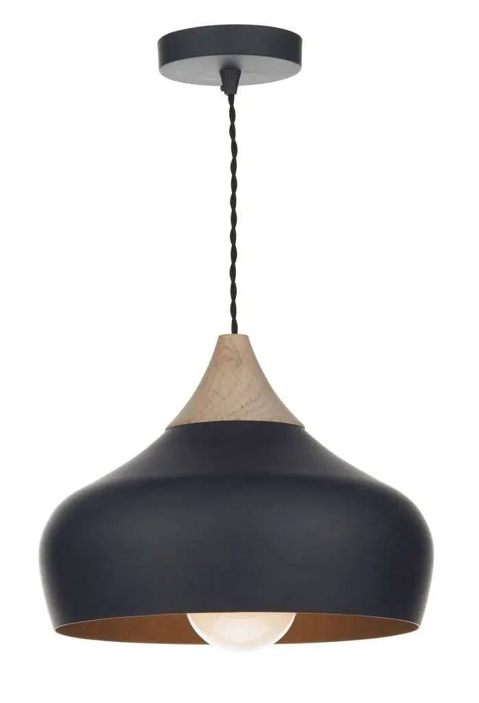 Gaucho Small Pendant in Black