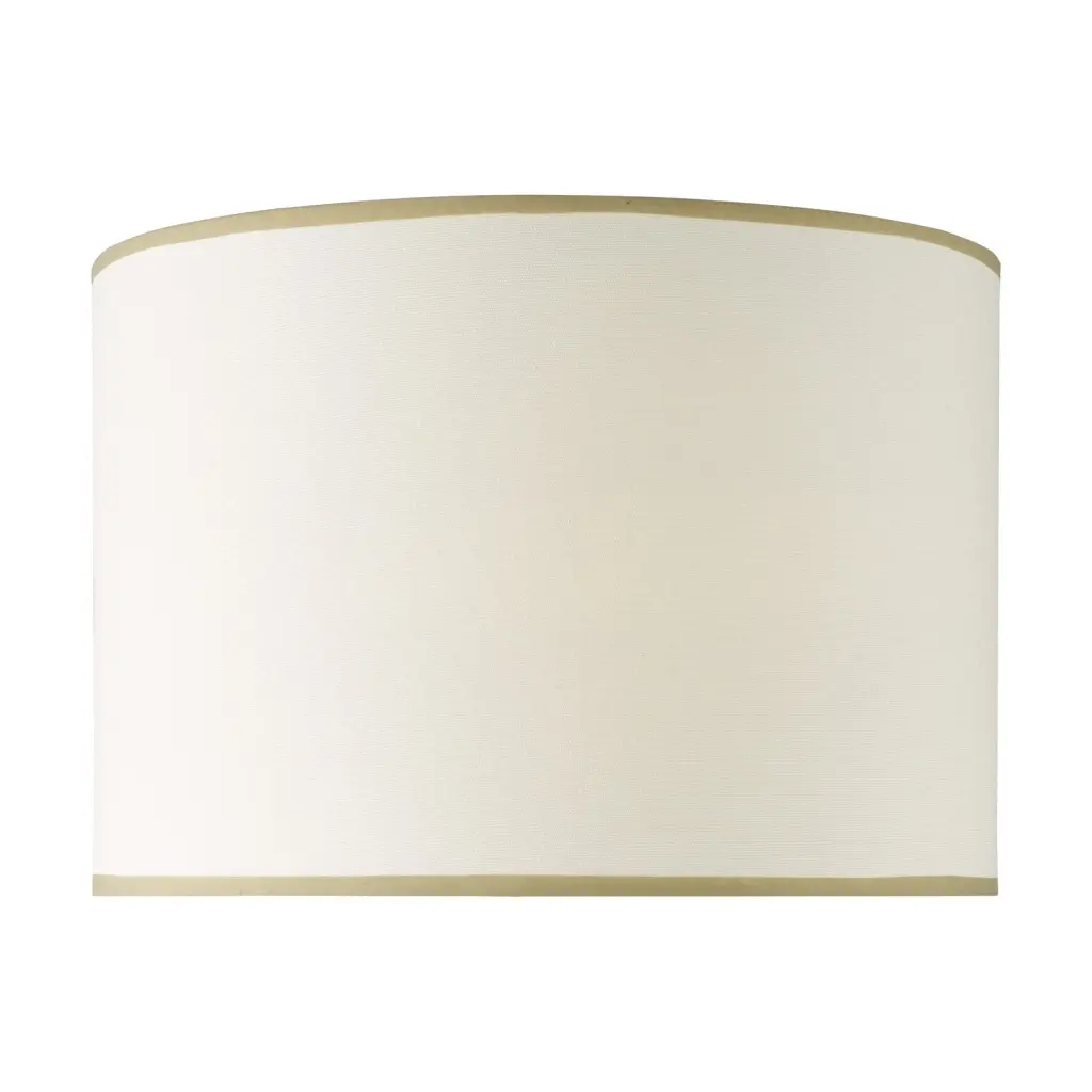 Idella White Linen 360mm Drum Shade