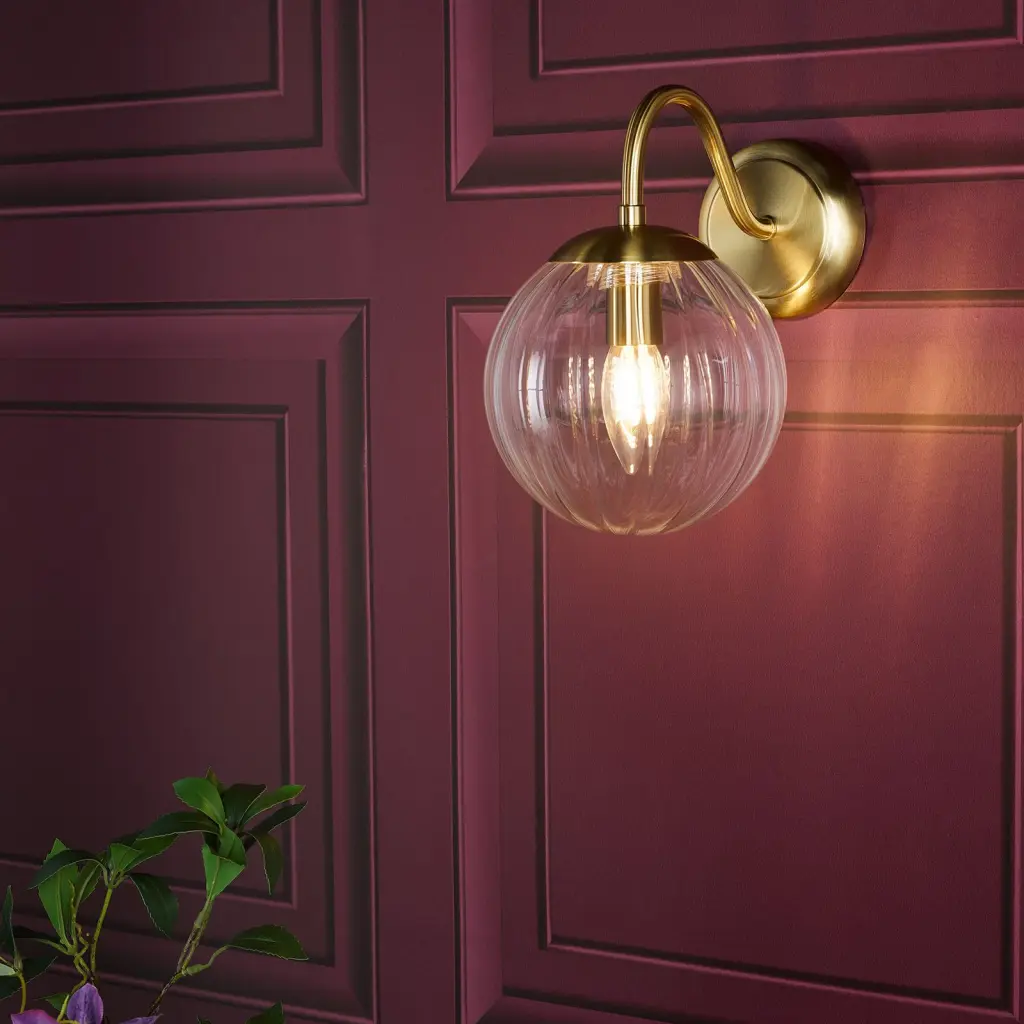 Jocelyn Brass Wall Light