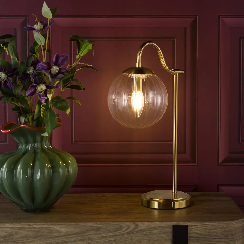Jocelyn Brass Table Lamp