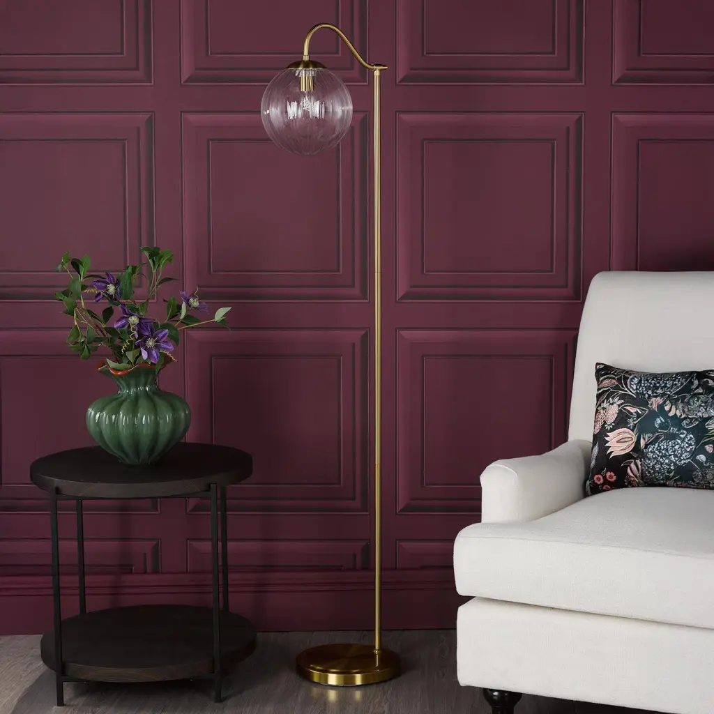 Jocelyn Brass Floor Lamp