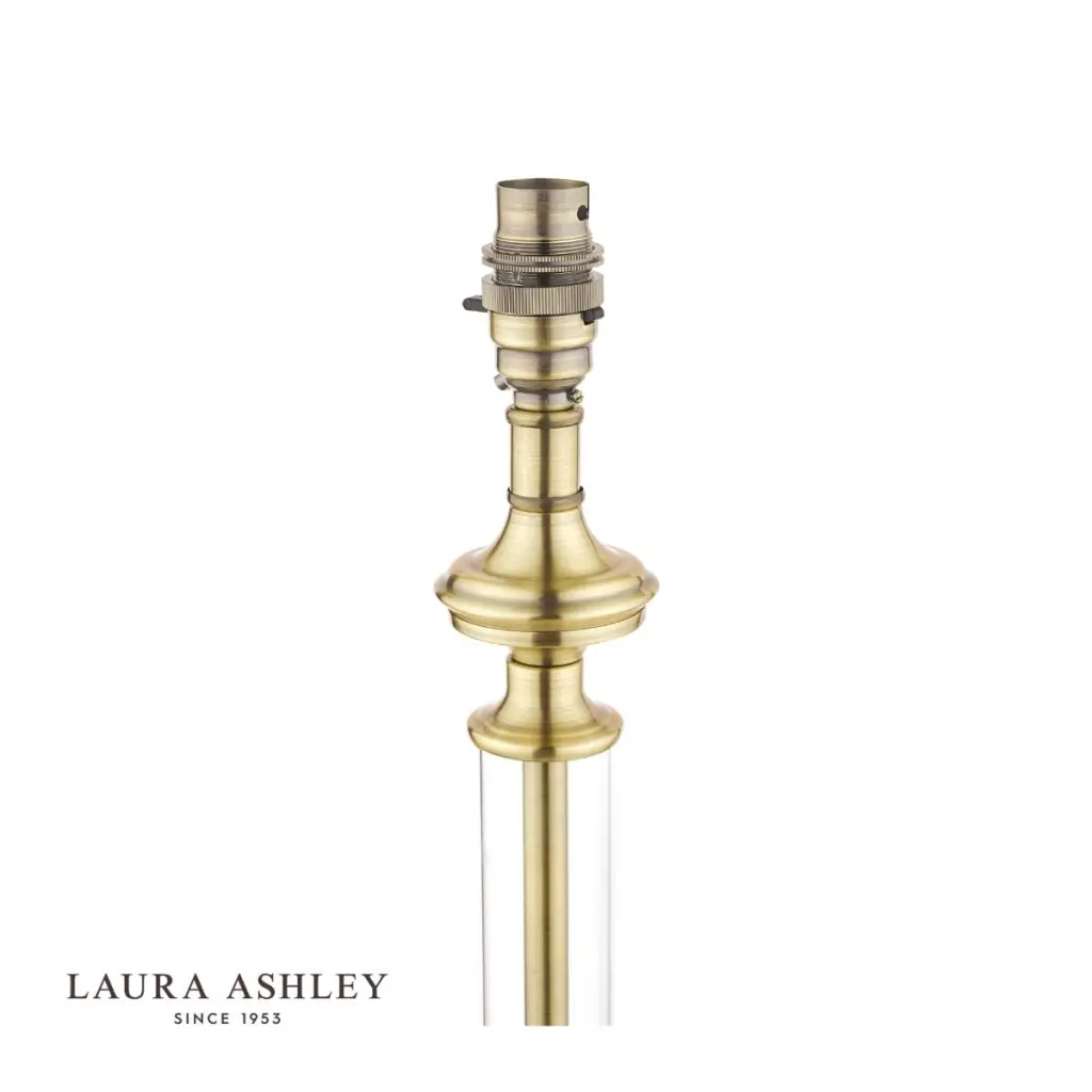 Winston Table Lamp Antique Brass & Glass Base Only