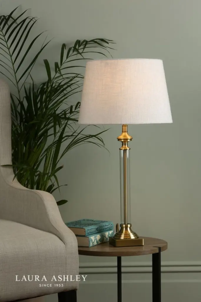 Winston Table Lamp Antique Brass & Glass Base Only