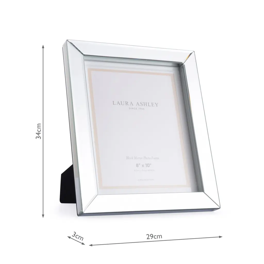 Block Mirror Photo Frame