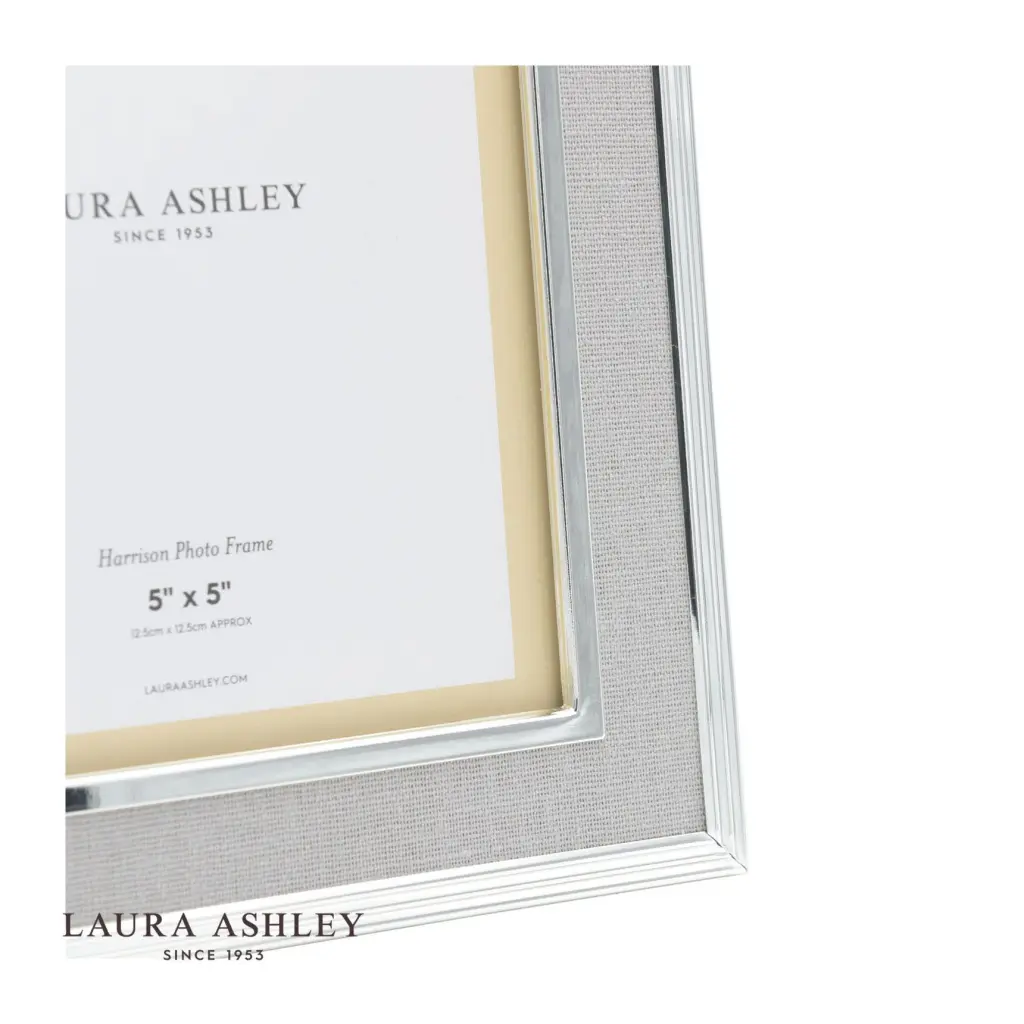 Harrison Square Pale Charcoal Linen Photo Frame