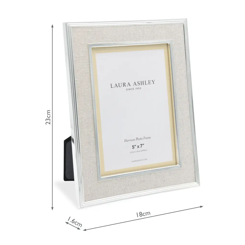Harrison Photo Frame Linen 5x7 Inch