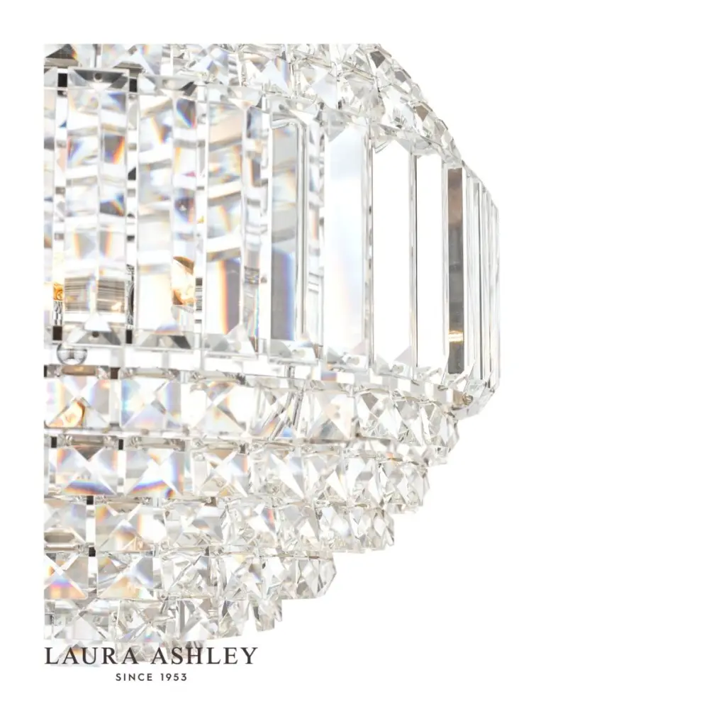 Vienna 5lt Chandelier Crystal & Polished Chrome
