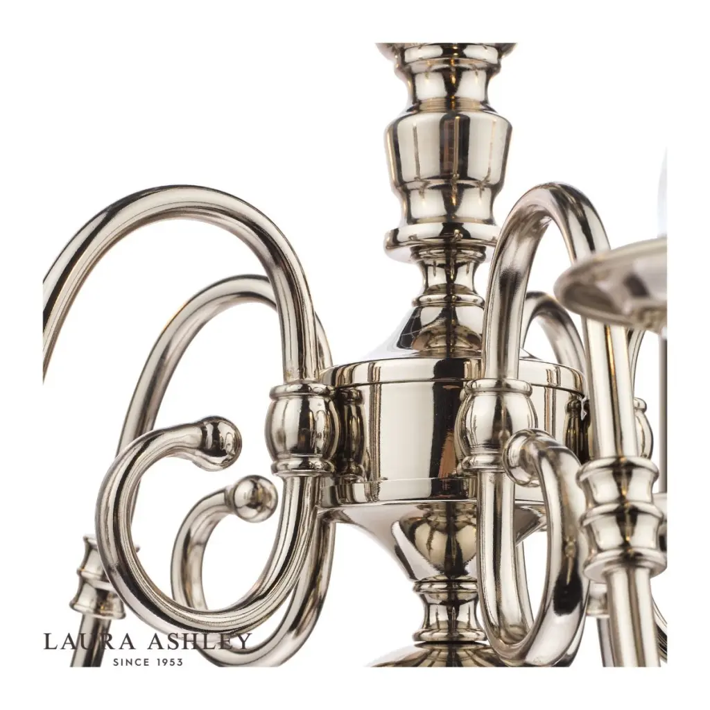 Winchester 5 Light Polished Nickel Chandelier