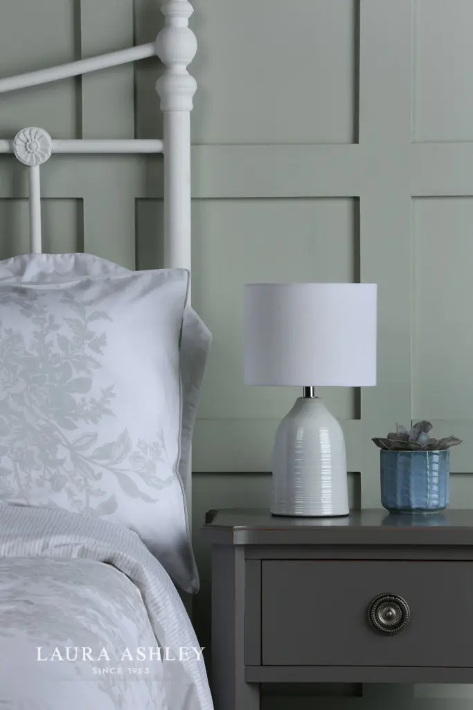 Penny Twin Pack Cream Table Lamps C/W Shade