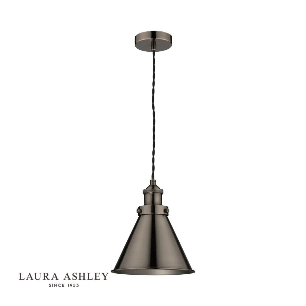 Rufus Industrial Nickel Single Pendant