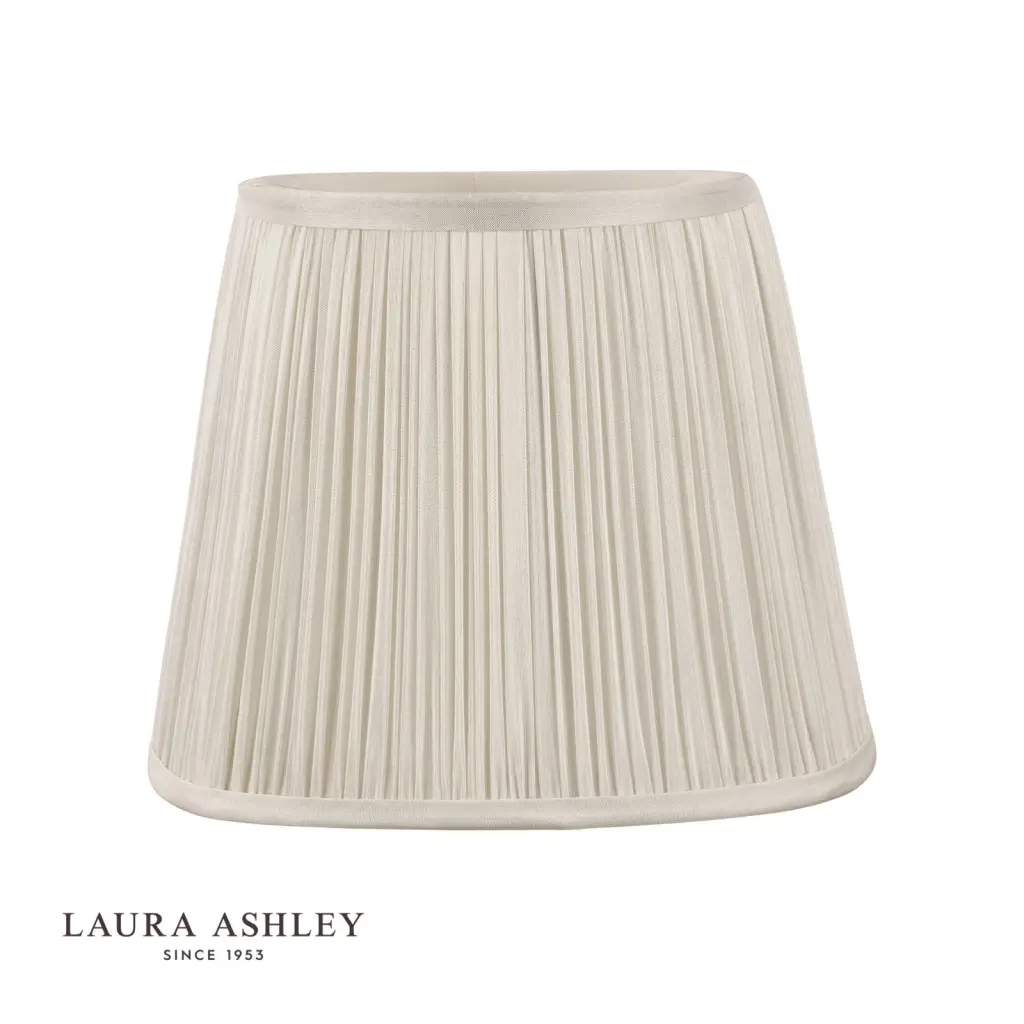 Hemsley Pleated Silk Cream Shade 140mm/5 Inch