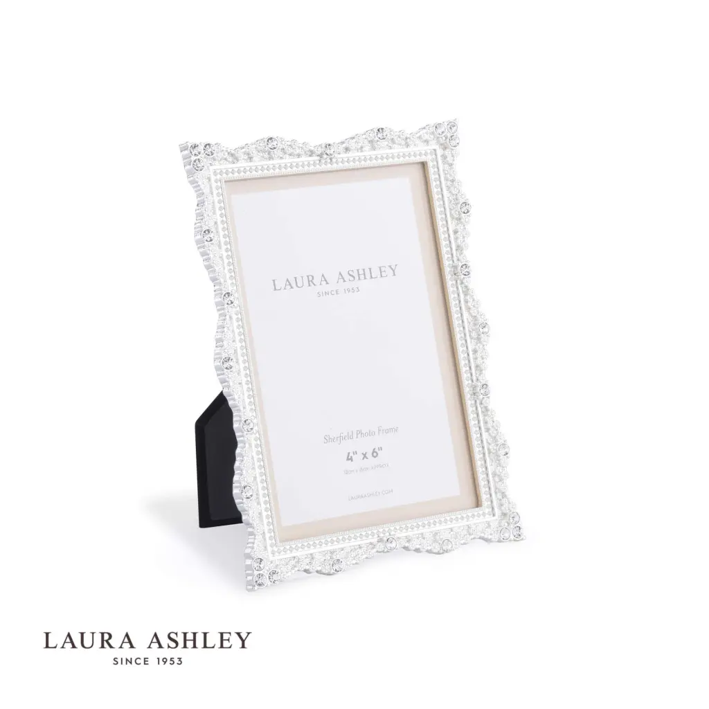 Sherfield Silver Plated 4x6 Inch Photo Frame