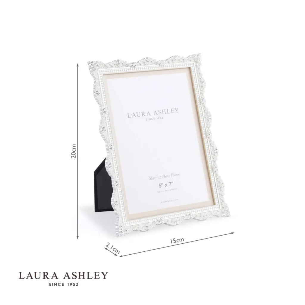 Sherfield Silver Plated 5x7 Inch Photo Frame