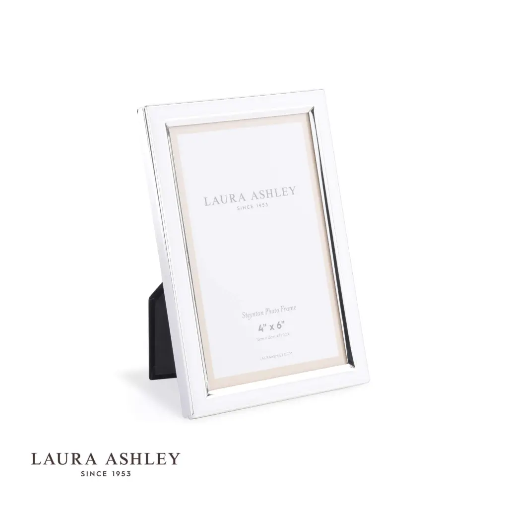 Steynton Silver Plated 4x6 Inch Photo Frame