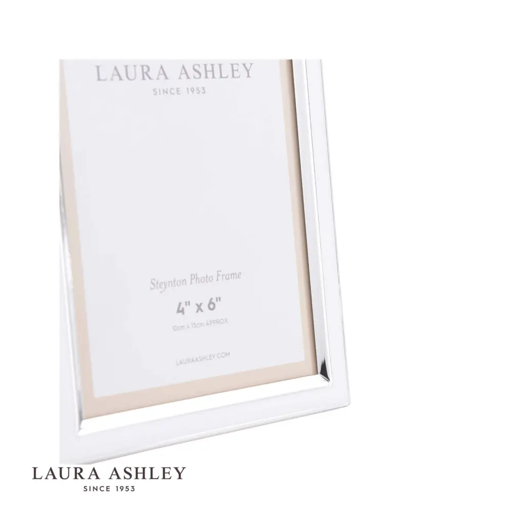 Steynton Silver Plated 4x6 Inch Photo Frame