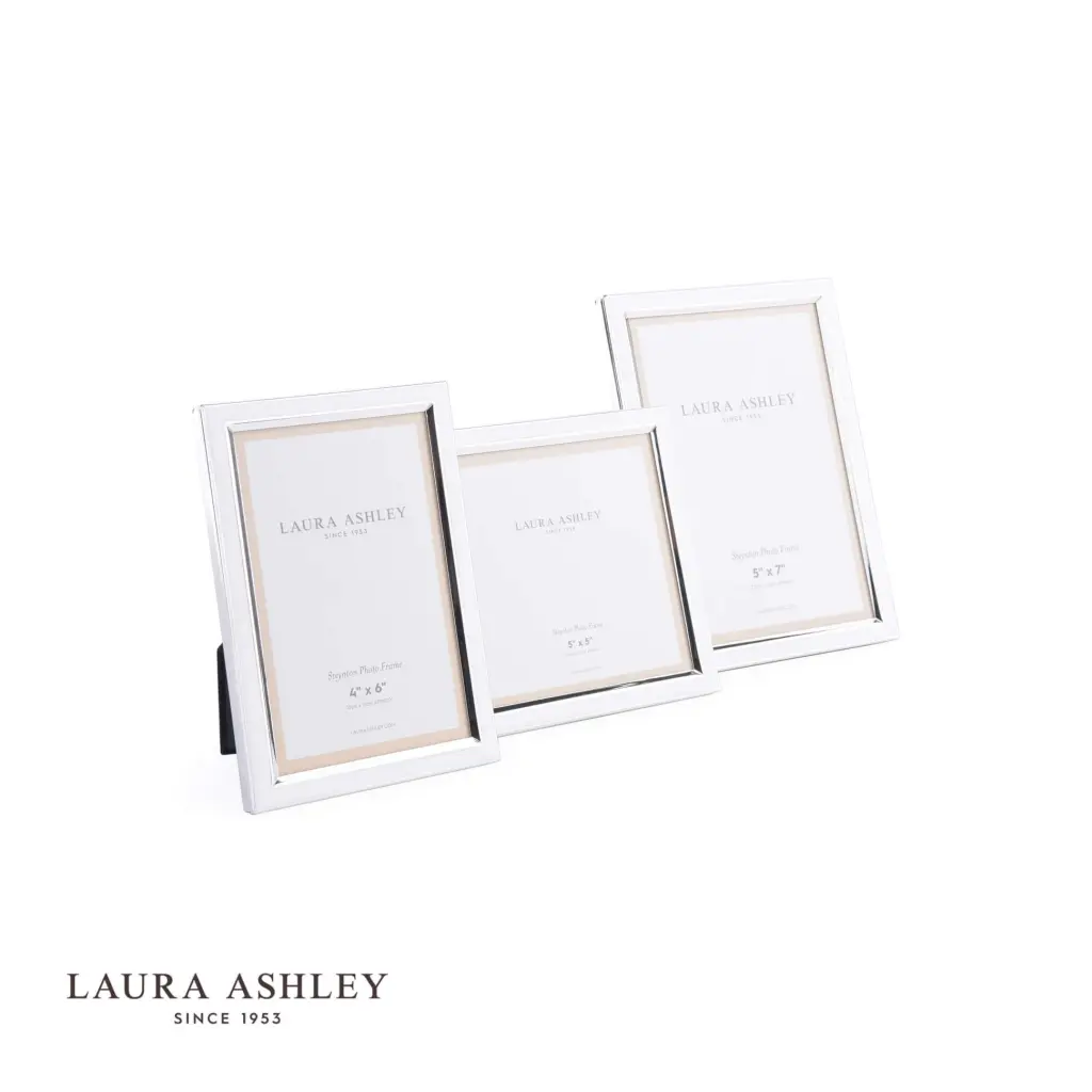Steynton Silver Plated 4x6 Inch Photo Frame