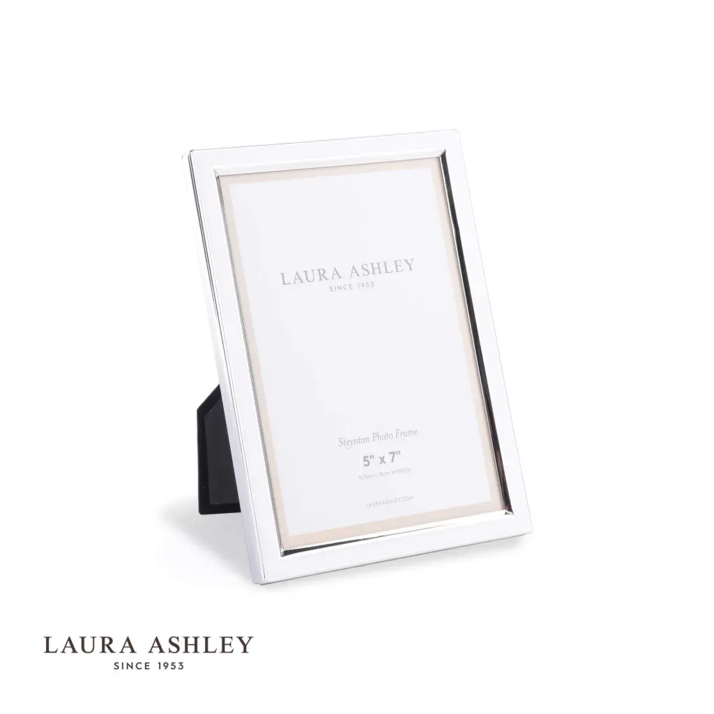 Steynton Silver Plated 5x7 Inch Photo Frame