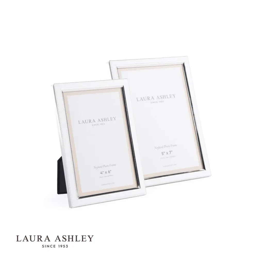 Neyland Silver Plated 4x6 Inch Photo Frame