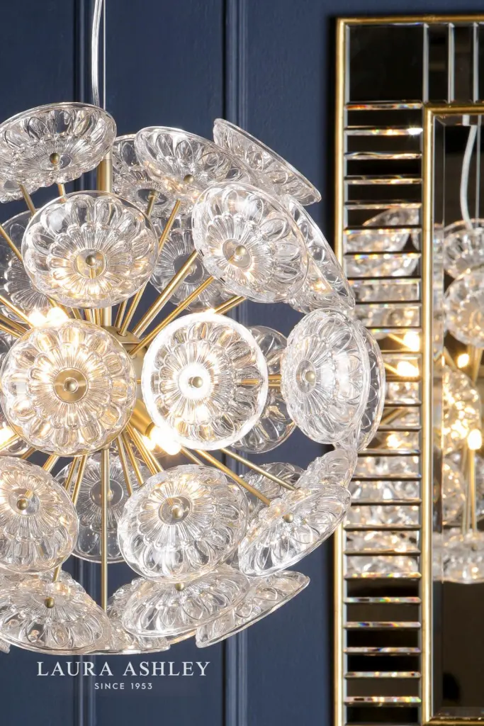 Elwick 6 Light Pendant in Antique Brass