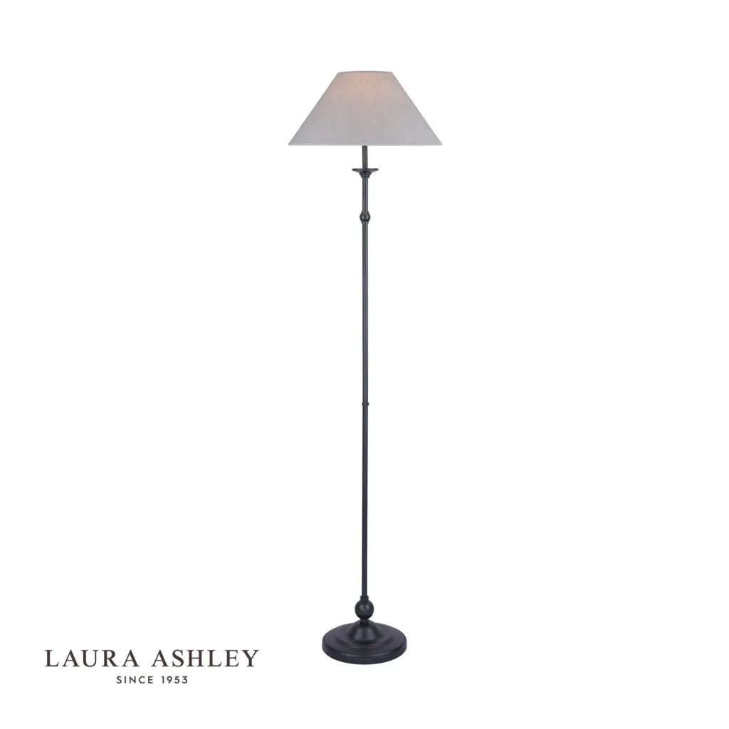 Ludchurch Black Floor Lamp C/W Shade