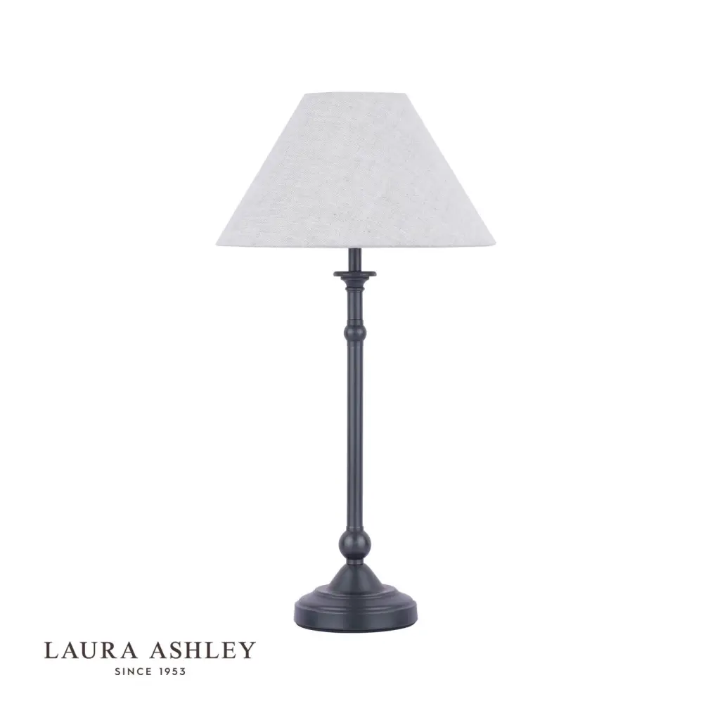 Ludchurch Black Table Lamp C/W Shade