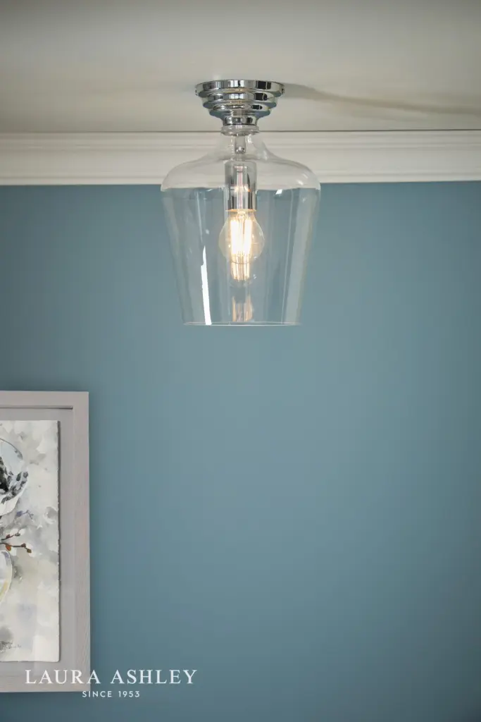 Ockley Polished Chrome Semi Flush Fitting