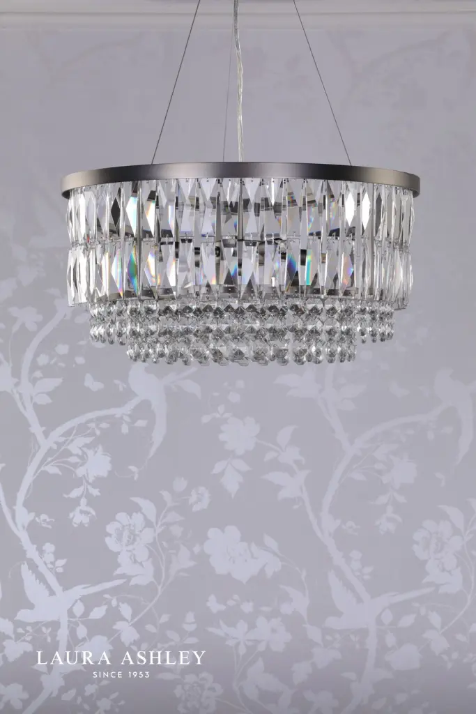 Rhosill 4 Light Pendant in Aged Pewter