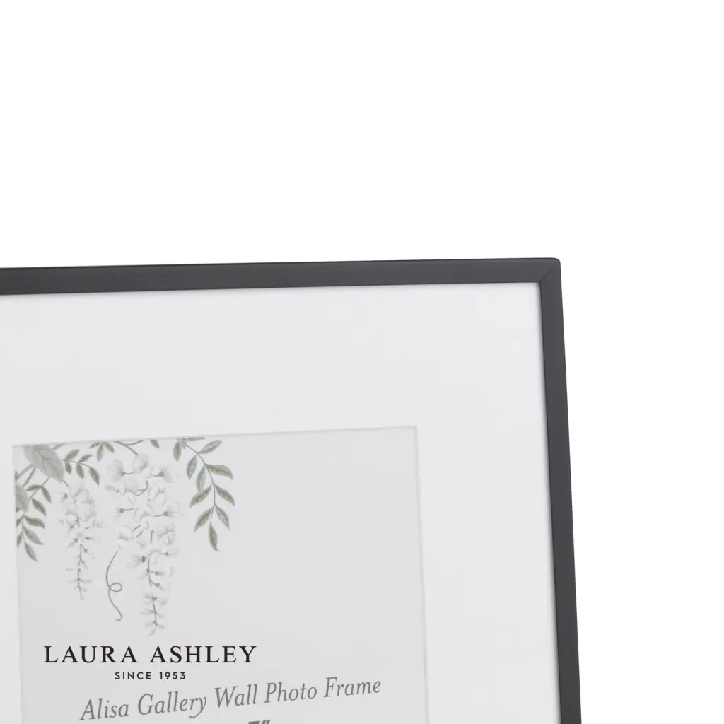 Set of 3 Alisa Matt Black Photo Frames