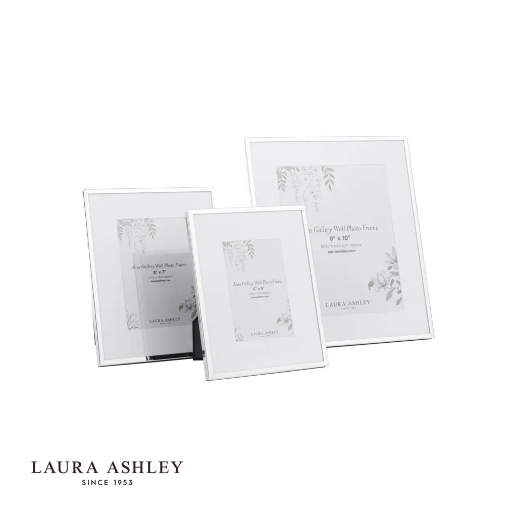 Set of 3 Alisa Polished Silver Photo Frames