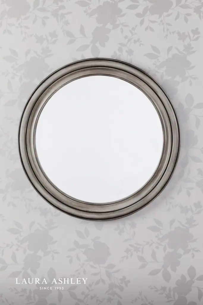 Tate Mirror Grey Distressed Wood 60cm