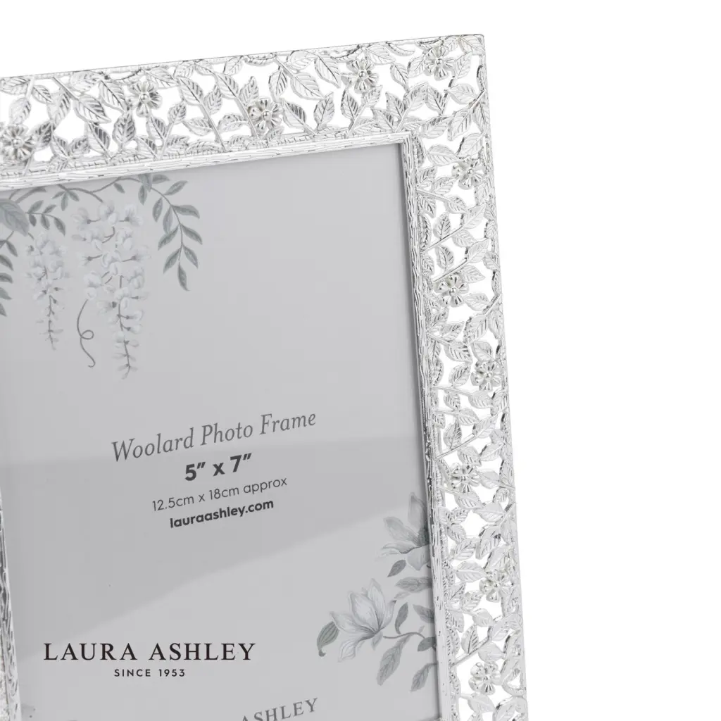 Woolard Polished Silver 5x7 Inch Photo Frame