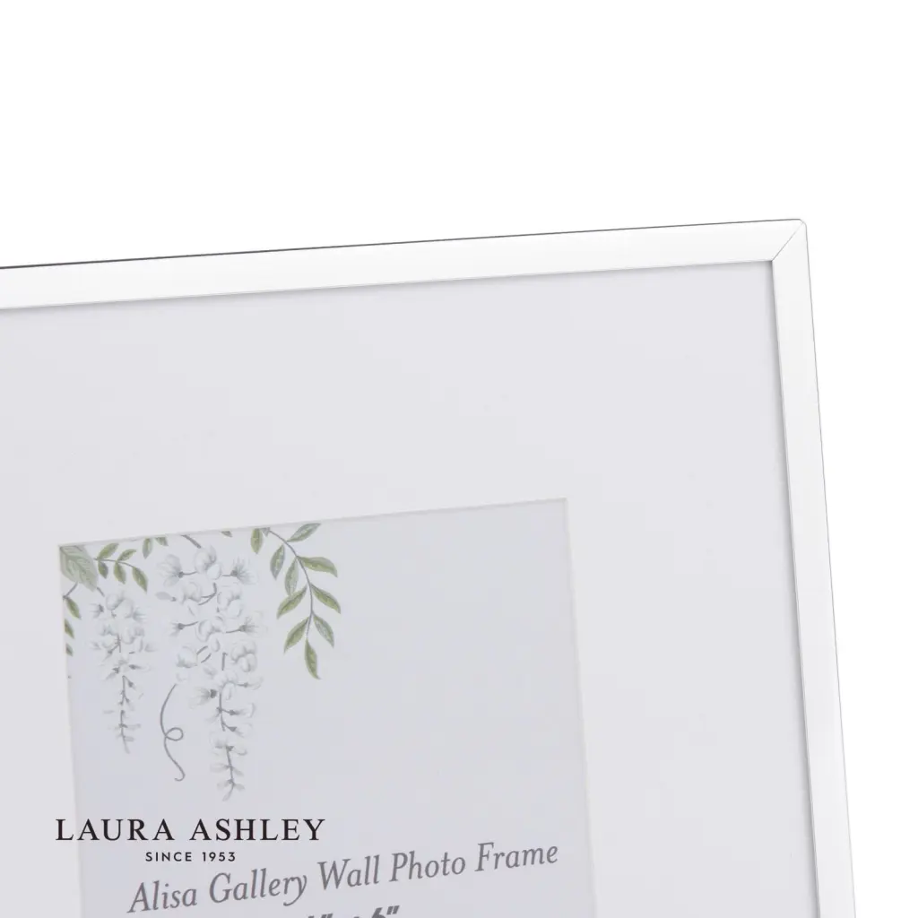 Set of 6 Alisa Polished Silver Photo Frames