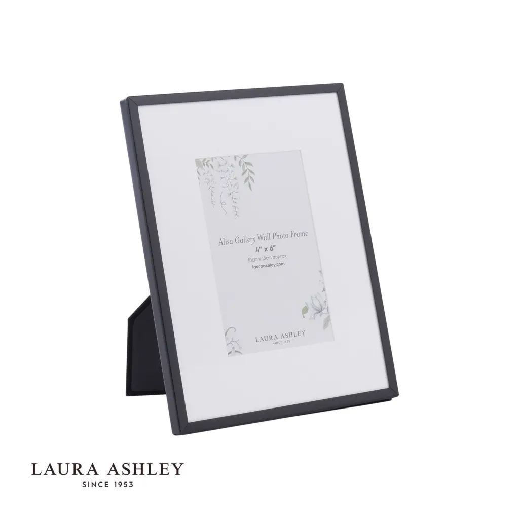 Set of 6 Alisa Matt Black Photo Frames