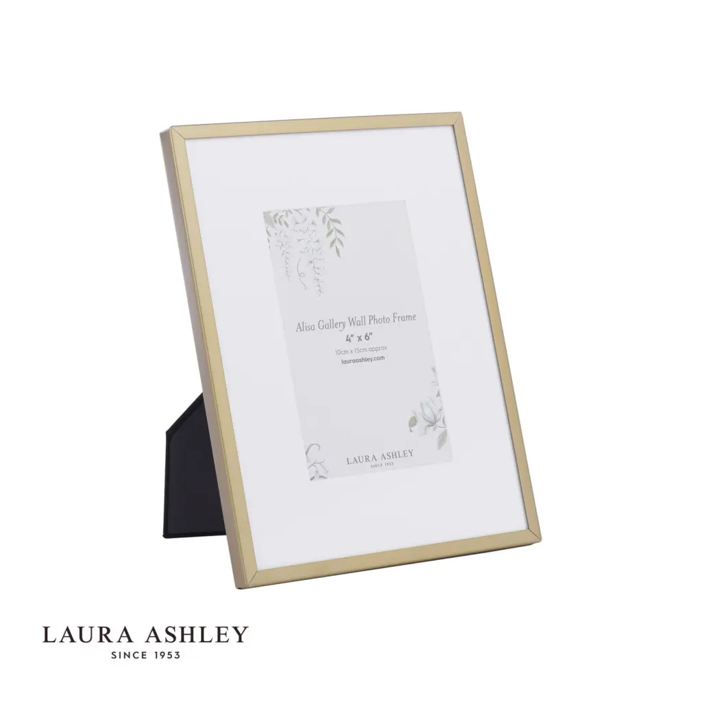 Set of 6 Alisa Matt Gold Photo Frames