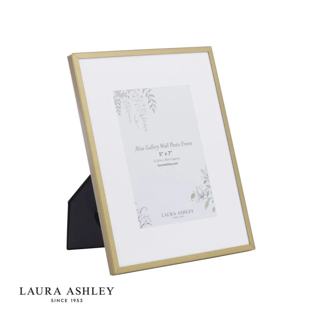 Set of 6 Alisa Matt Gold Photo Frames