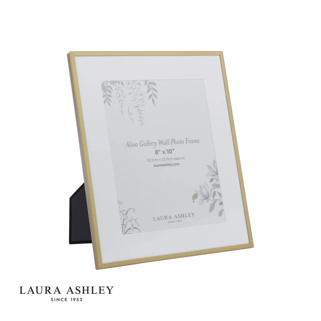 Set of 6 Alisa Matt Gold Photo Frames