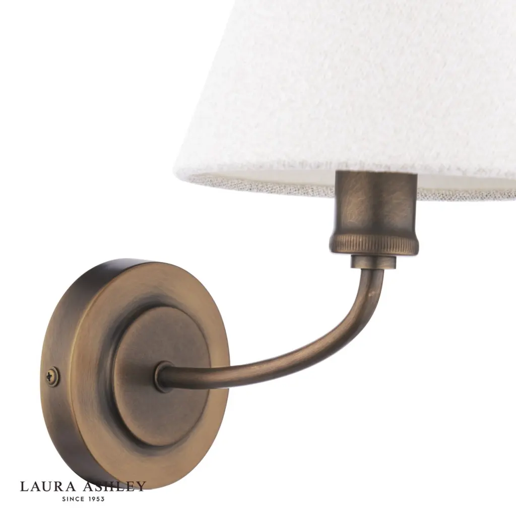 Denston Antique Bronze Wall Light C/W Shade