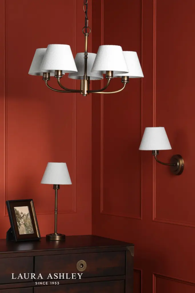 Denston Antique Bronze Wall Light C/W Shade
