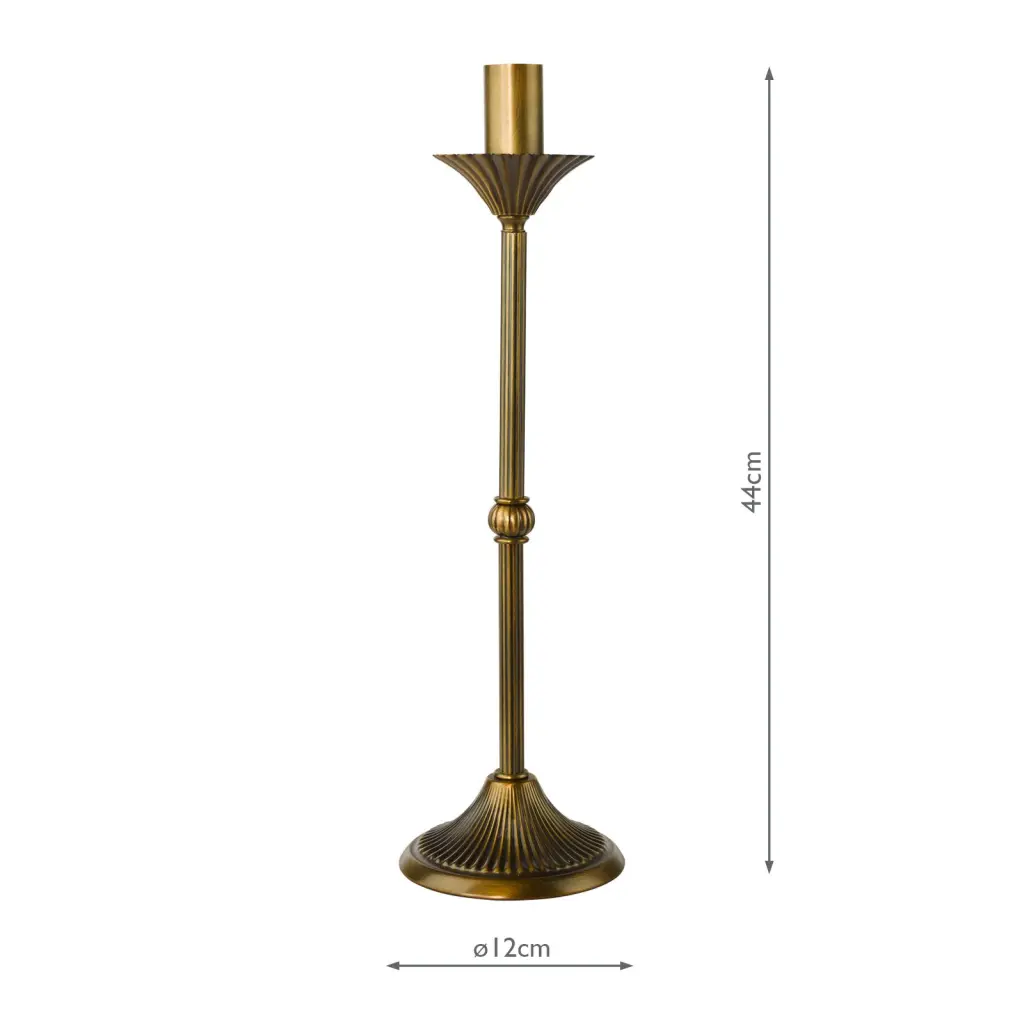 Lydian Antique Bronze Table Lamp Base Only