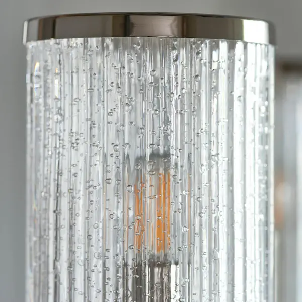 Henbury 5 Light Ribbed Glass Pendant