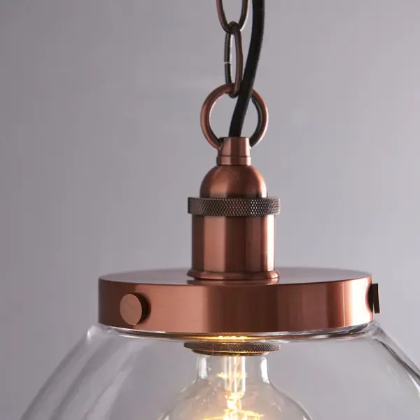 Hansen Grand Pendant in Aged Copper